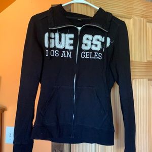 Guess zip-up sweatshirt